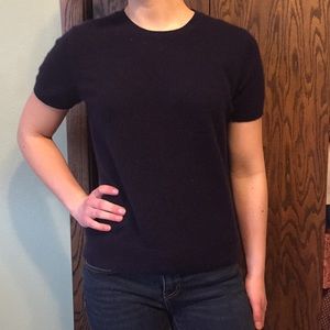 Land’s End navy blue cashmere sweater